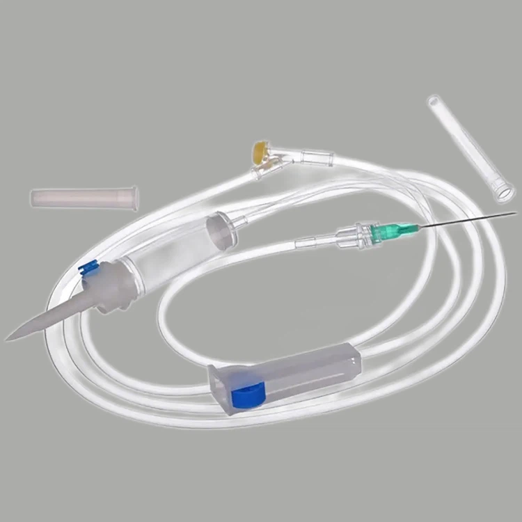 Iv Infusion Set With Flow Regulator
